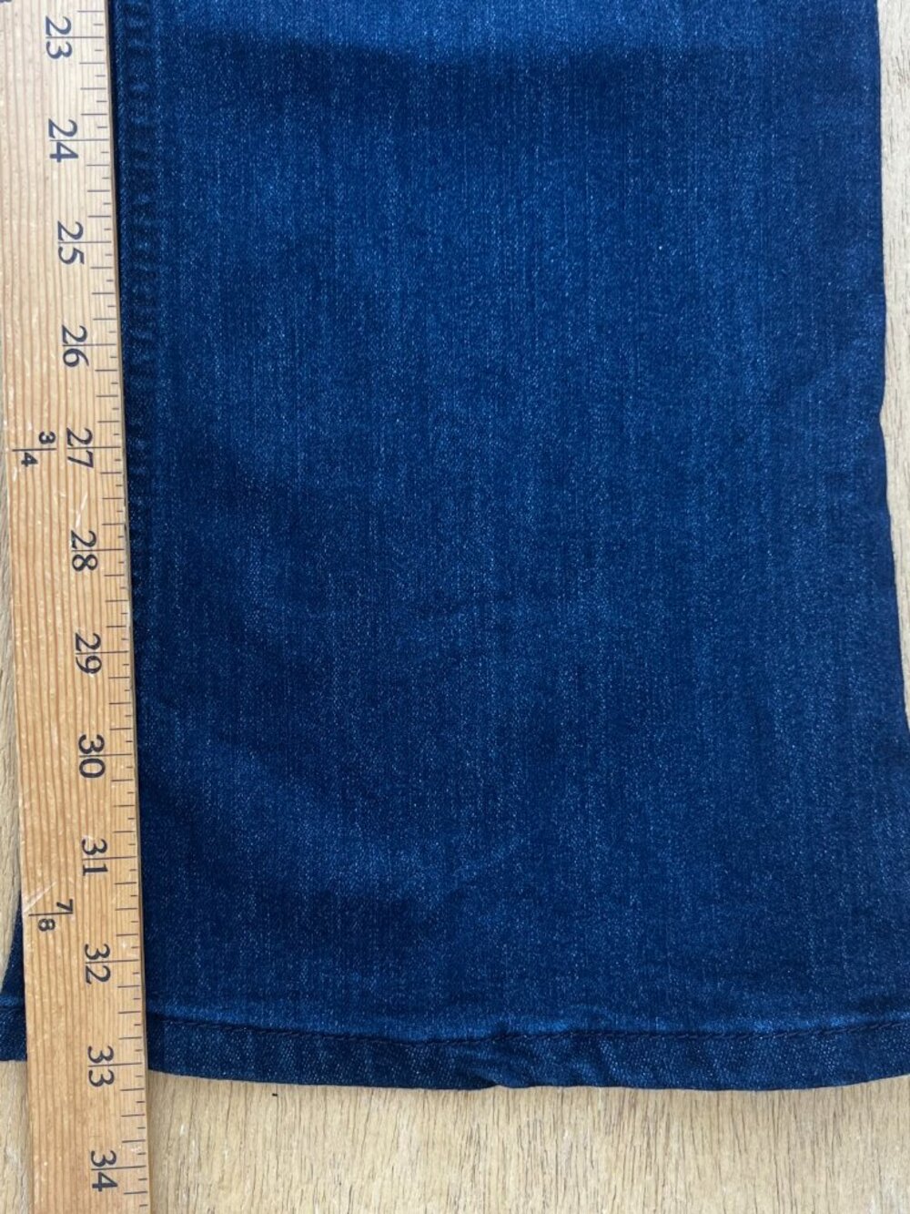 DEMOCRACY AB SOLUTION ITTY BITTY BOOT STRAIGHT LEG JEANS WOMEN’S sz 12 STRETCHY - Picture 12 of 13